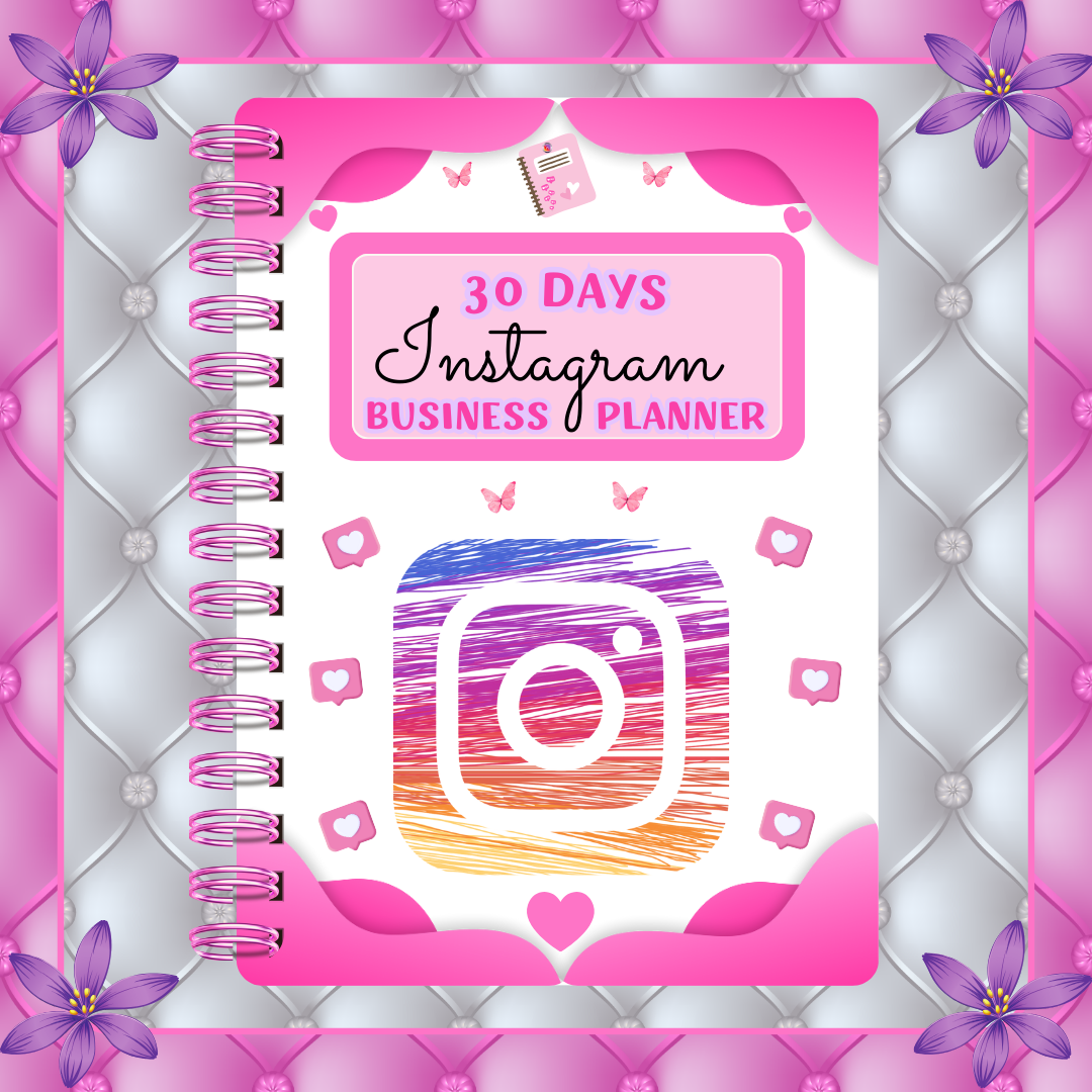30 Days Instagram Business Digital Planner