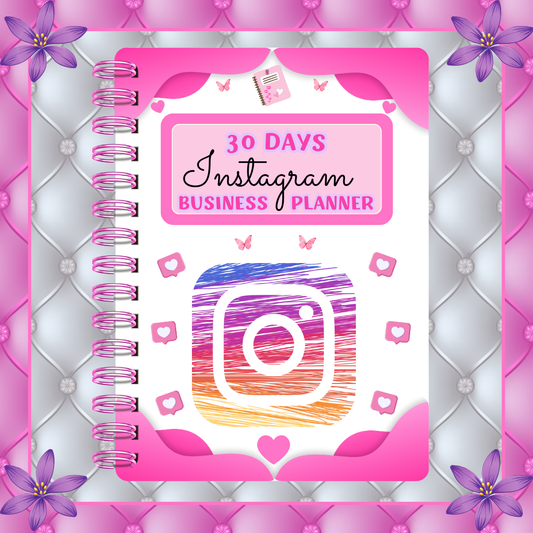 30 Days Instagram Business Digital Planner