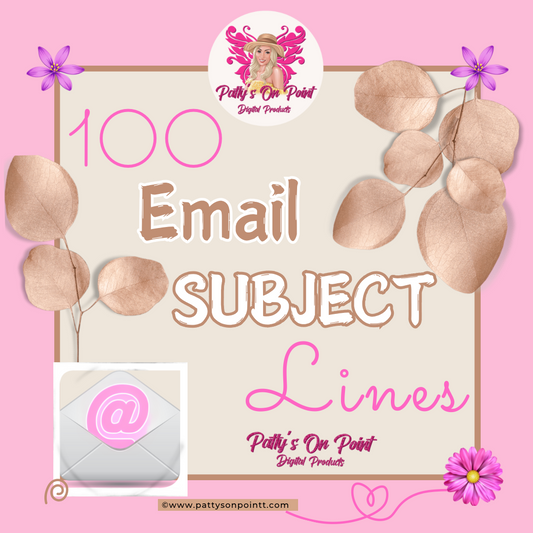 Email Subject Lines Templates