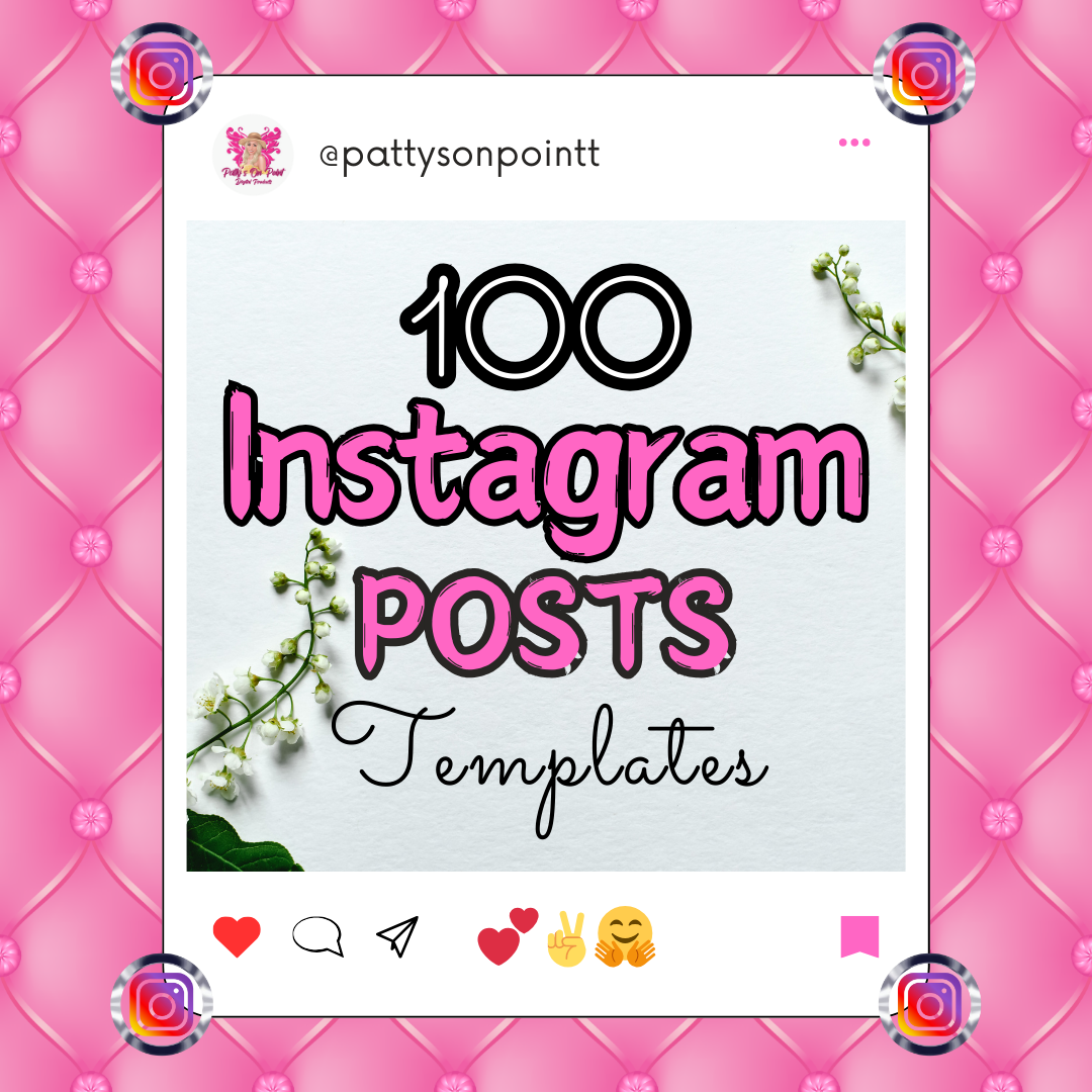Instagram Posts Digital Templates